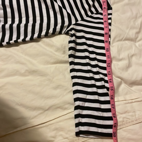 MARIMEKKO a- line black & white striped nautical dress with pockets - Picture 7 of 9
